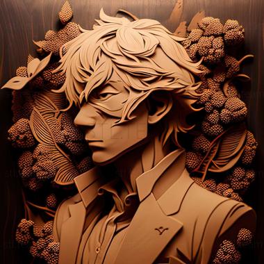 3D модель Дайсуке Кірі з Bungo Stray Dogs (STL)